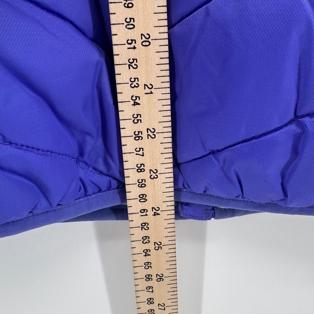 The North Face Womens Purple Quilted Insulated Puffer Jacket Medium Mint Lining - Picture 6 of 12